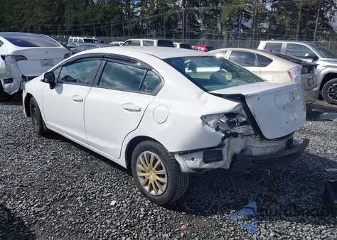 2012 Honda Civic Lx from USA, damaged, VIN 19XFB2F51CE383090